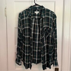 Ava & Viv Plaid Buttondown Shirt